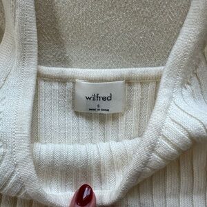 Wilfred free knit bra top